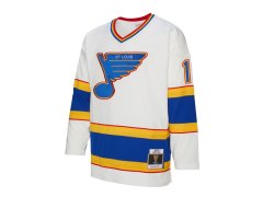 St. Louis Blues hokejový dres Brett Hull 1990 NHL White Jersey