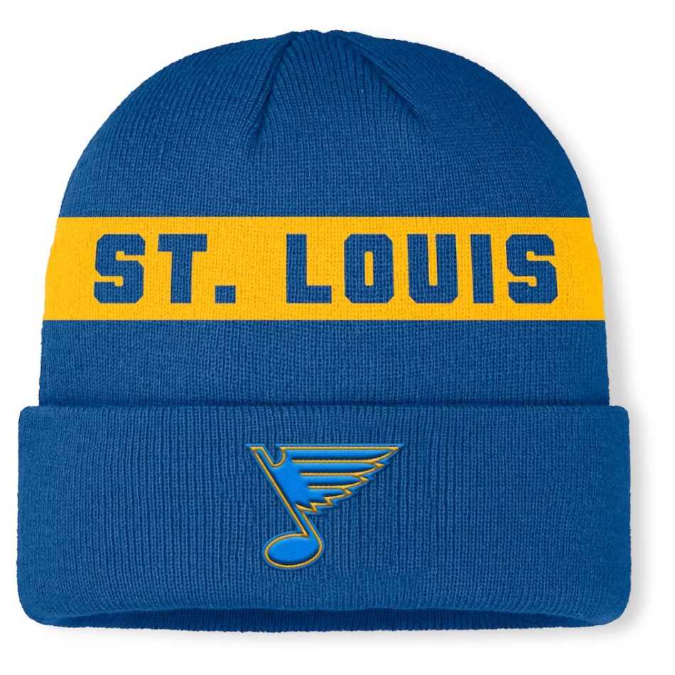 St. Louis Blues čepice NHL Authentic Pro A/Cap Cuffed Beanie