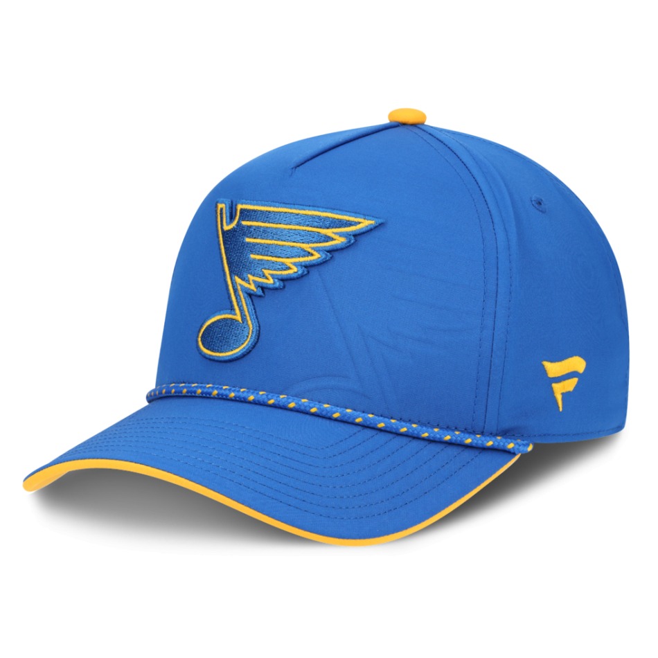 St. Louis Blues čepice baseballová kšiltovka NHL On Stage Podium Draft A-Frame Adjustable - St. Louis Blues kšiltovky, čepice, rukavice