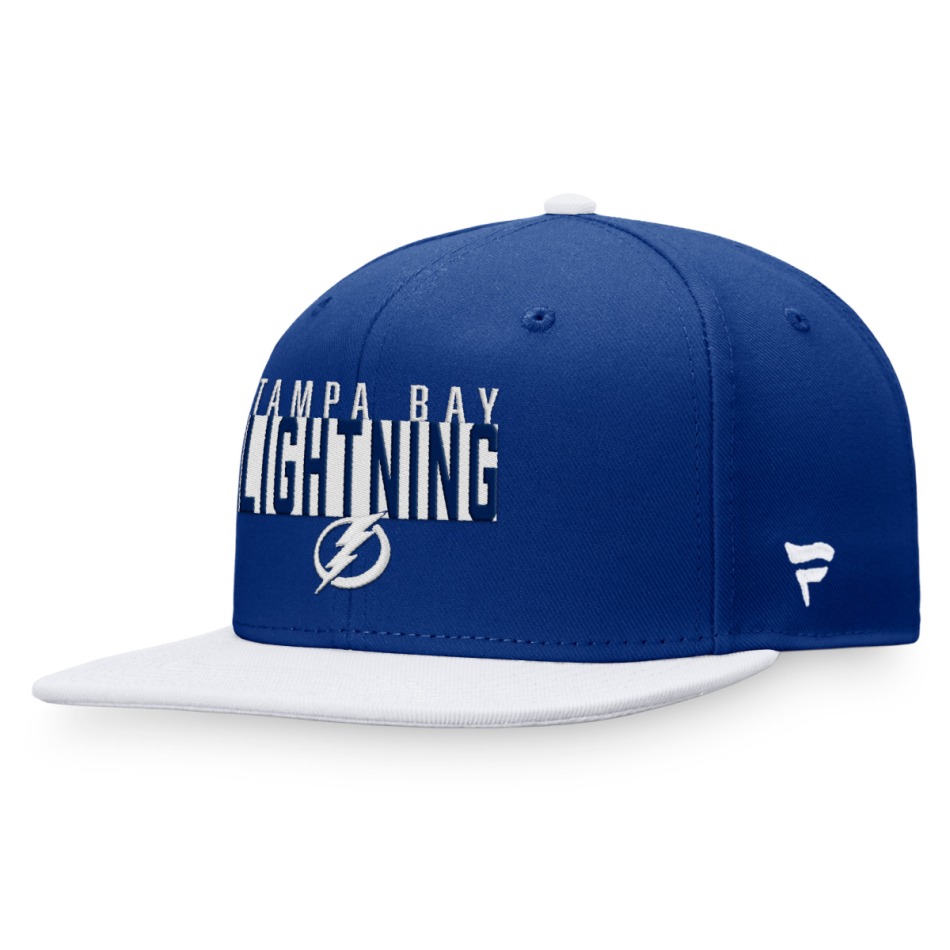 Tampa Bay Lightning čepice flat kšiltovka Fundamental Color Blocked Snapback - Tampa Bay Lightning kšiltovky, čepice, rukavice