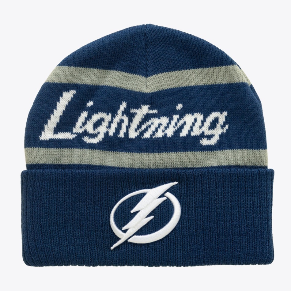 Tampa Bay Lightning zimní čepice NHL Head Coach Knit - Tampa Bay Lightning kšiltovky, čepice, rukavice