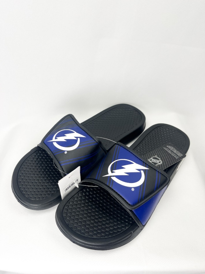 Tampa Bay Lightning pánské pantofle Legacy Velcro Sport Slide Slipper - Tampa Bay Lightning ostatní modní doplňky