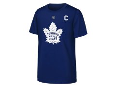 Toronto Maple Leafs dětské tričko Auston Matthews #34 NHL Flat Captains Name & Number Short Sleeve Cotton