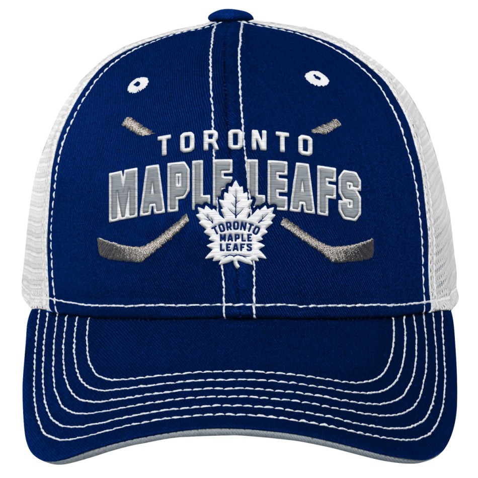 Toronto Maple Leafs dětská čepice baseballová kšiltovka Lockup Meshback Adjustable - Toronto Maple Leafs dětské oblečení