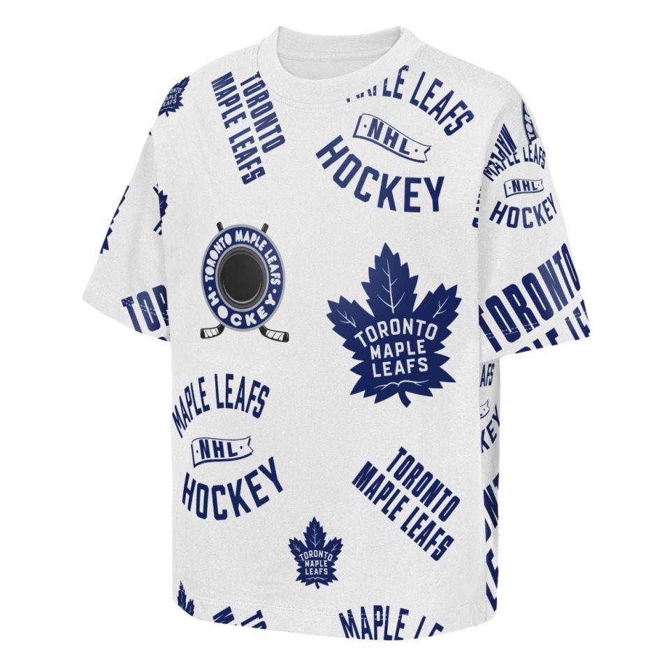 Toronto Maple Leafs dětské tričko NHL Unstoppable All Over Print Short Sleeve Elevated - Toronto Maple Leafs dětské oblečení