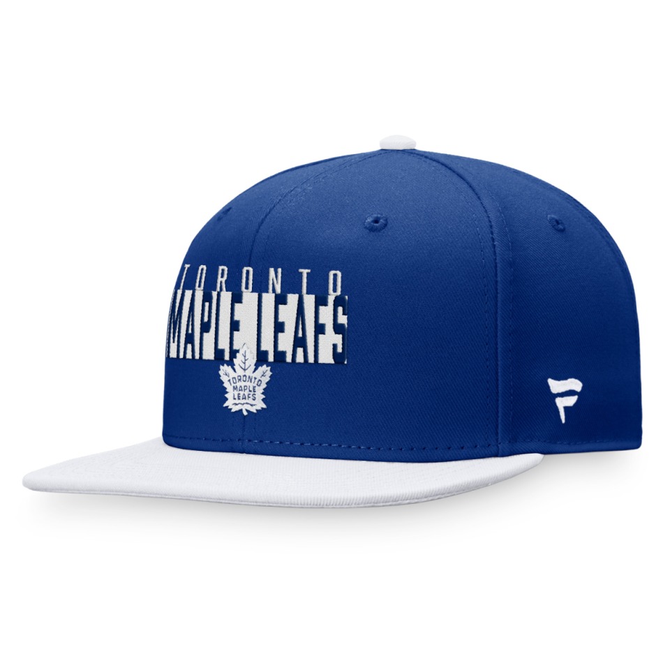 Toronto Maple Leafs čepice flat kšiltovka Fundamental Color Blocked Snapback - Toronto Maple Leafs kšiltovky, čepice, rukavice