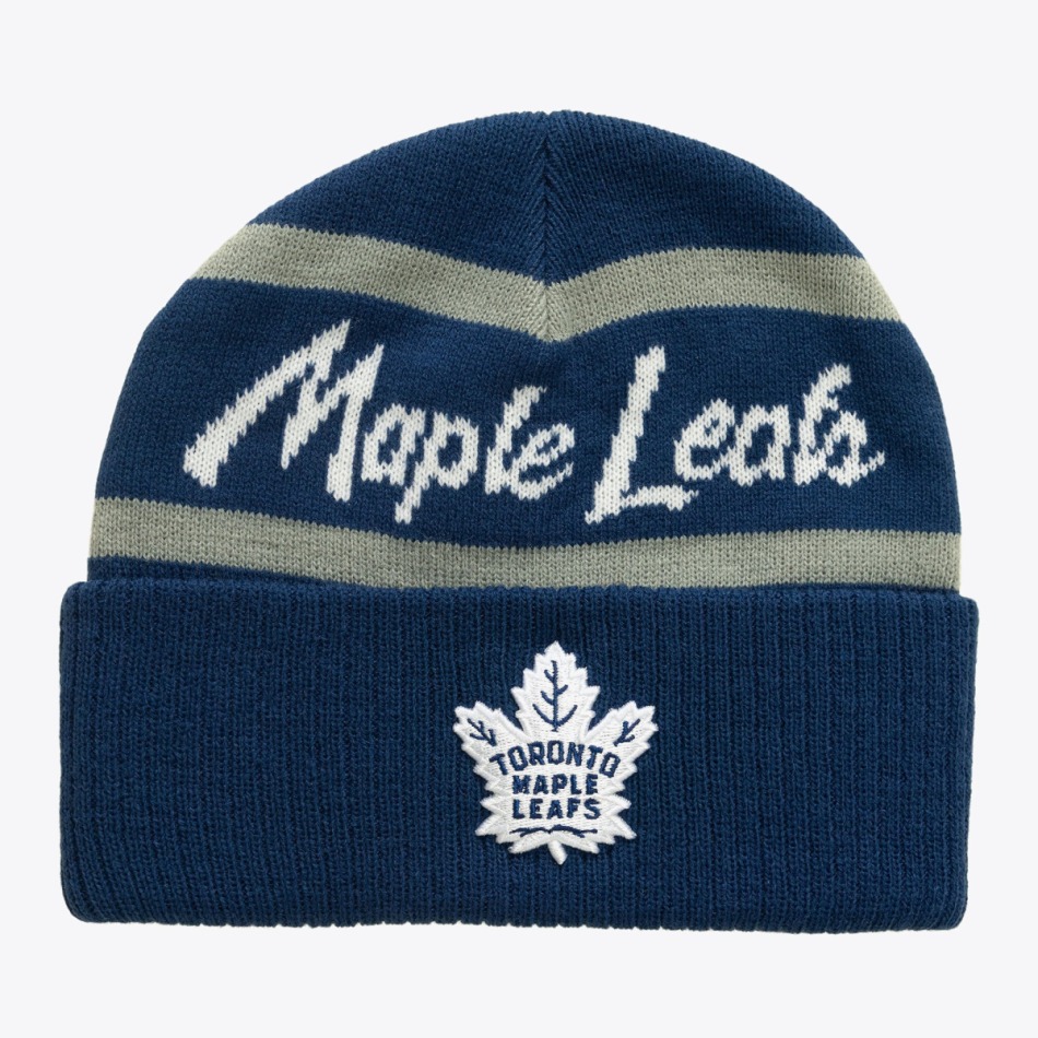 Toronto Maple Leafs zimní čepice NHL Head Coach Knit - Toronto Maple Leafs kšiltovky, čepice, rukavice