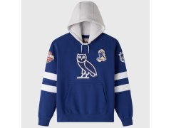 Toronto Maple Leafs pánská mikina s&nbsp;kapucí OVO blue