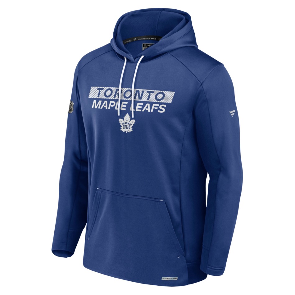 Toronto Maple Leafs pánská mikina s kapucí AP Rink Poly Fleece Pullover Hood