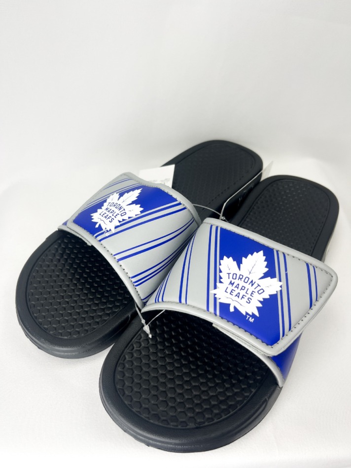Toronto Maple Leafs pánské pantofle Legacy Velcro Sport Slide Slipper - Toronto Maple Leafs ostatní modní doplňky