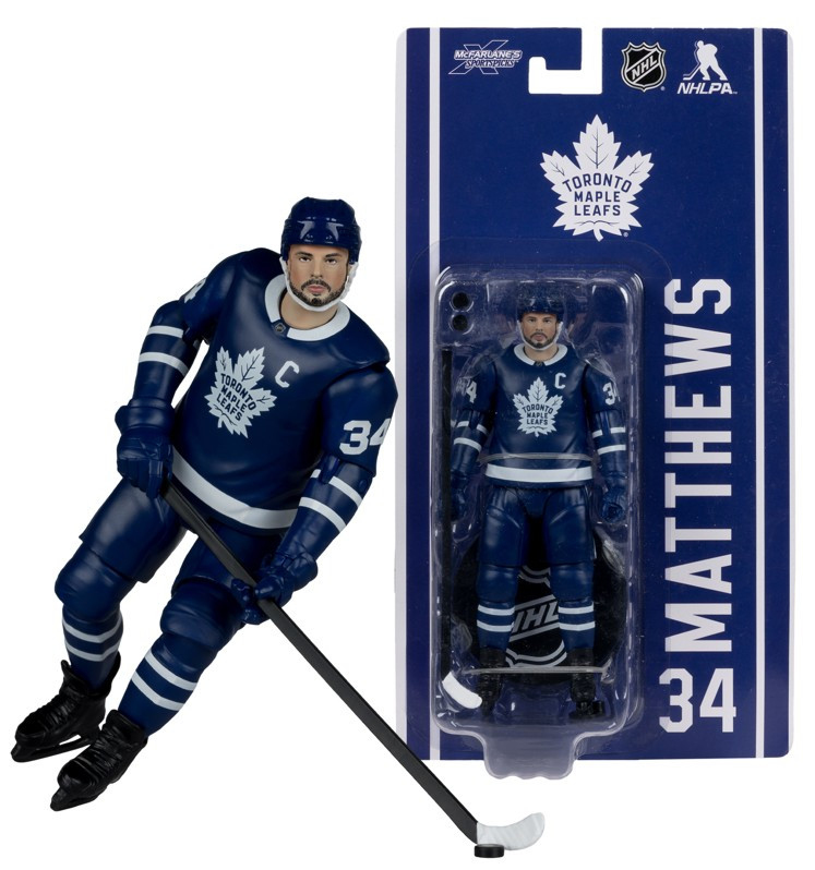 Toronto Maple Leafs figurka Auston Matthews #34 NHL McFarlane Articulated - Toronto Maple Leafs ostatní suvenýry