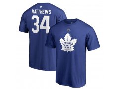 Dětské Tričko 34 Auston Matthews Stack Logo Name & Number Toronto