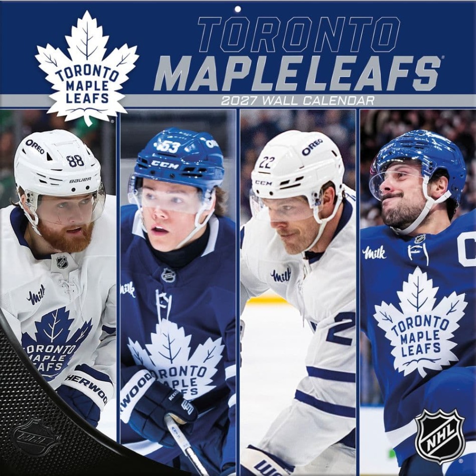 Toronto Maple Leafs kalendář NHL 2027 Wall - Toronto Maple Leafs vlajky, plakáty