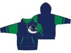 Vancouver Canucks dětská mikina s&nbsp;kapucí Faceoff Colorblocked Fleece Full-Zip
