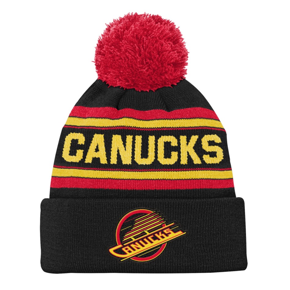 Vancouver Canucks dětská zimní čepice 3Rd Jersey Jacquard Cuff Pom - Vancouver Canucks dětské oblečení