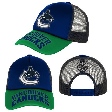 Vancouver Canucks dětská čepice baseballová kšiltovka True Retro Meshback Trucker - Vancouver Canucks dětské oblečení