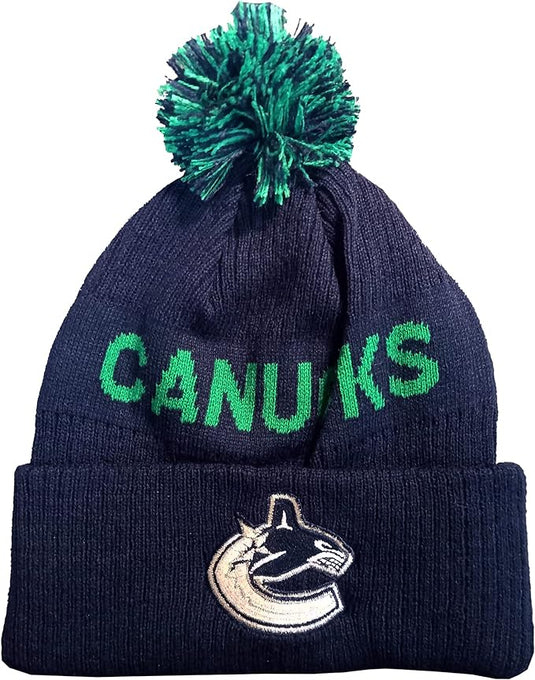 Dětská zimní čepice Vancouver Canucks NHL Cufed Knit With Pom - Vancouver Canucks dětské oblečení