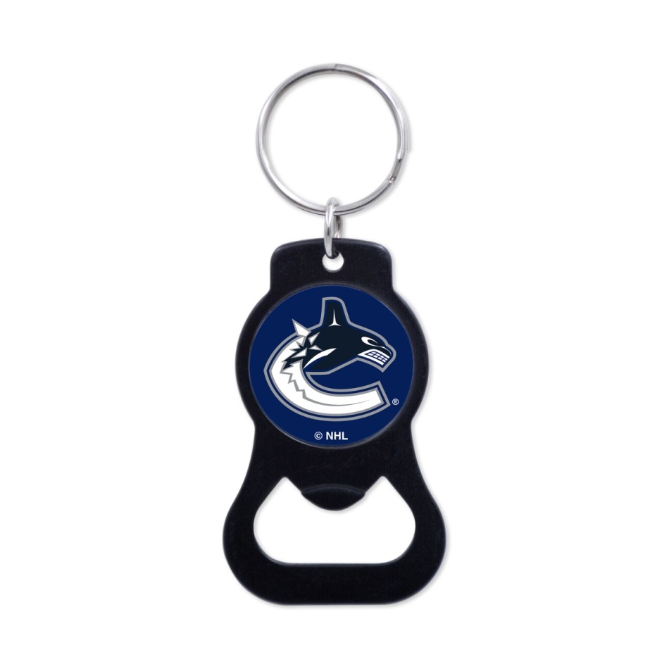 Vancouver Canucks přívěšek s otvírakem Black Ring