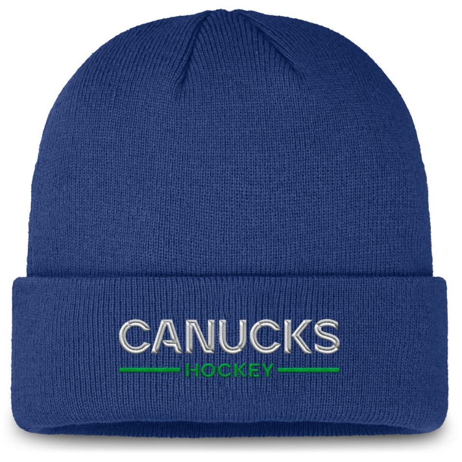 Vancouver Canucks zimní čepice Authentic Pro A/Cap Cuffed - Vancouver Canucks kšiltovky, čepice, rukavice