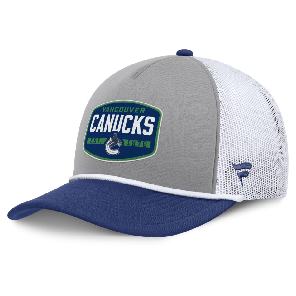 Vancouver Canucks čepice baseballová kšiltovka Course Adjustable Foam Front A-Frame Meshaback