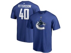 Vancouver Canucks pánské tričko Elias Pettersson #40 Authentic Stack Name & Number