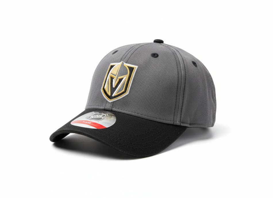 Vegas Golden Knights dětská čepice baseballová kšiltovka NHL Chainstitch Slouch
