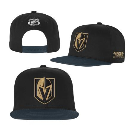 Vegas Golden Knights dětská čepice flat kšiltovka Essentials Flatbrim Snapback - Vegas Golden Knights dětské oblečení