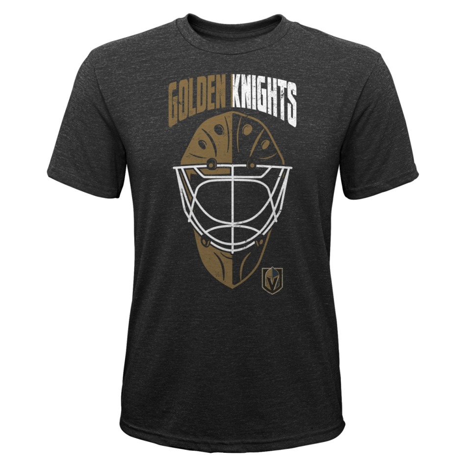Vegas Golden Knights dětské tričko Torwart Mask black - Vegas Golden Knights dětské oblečení