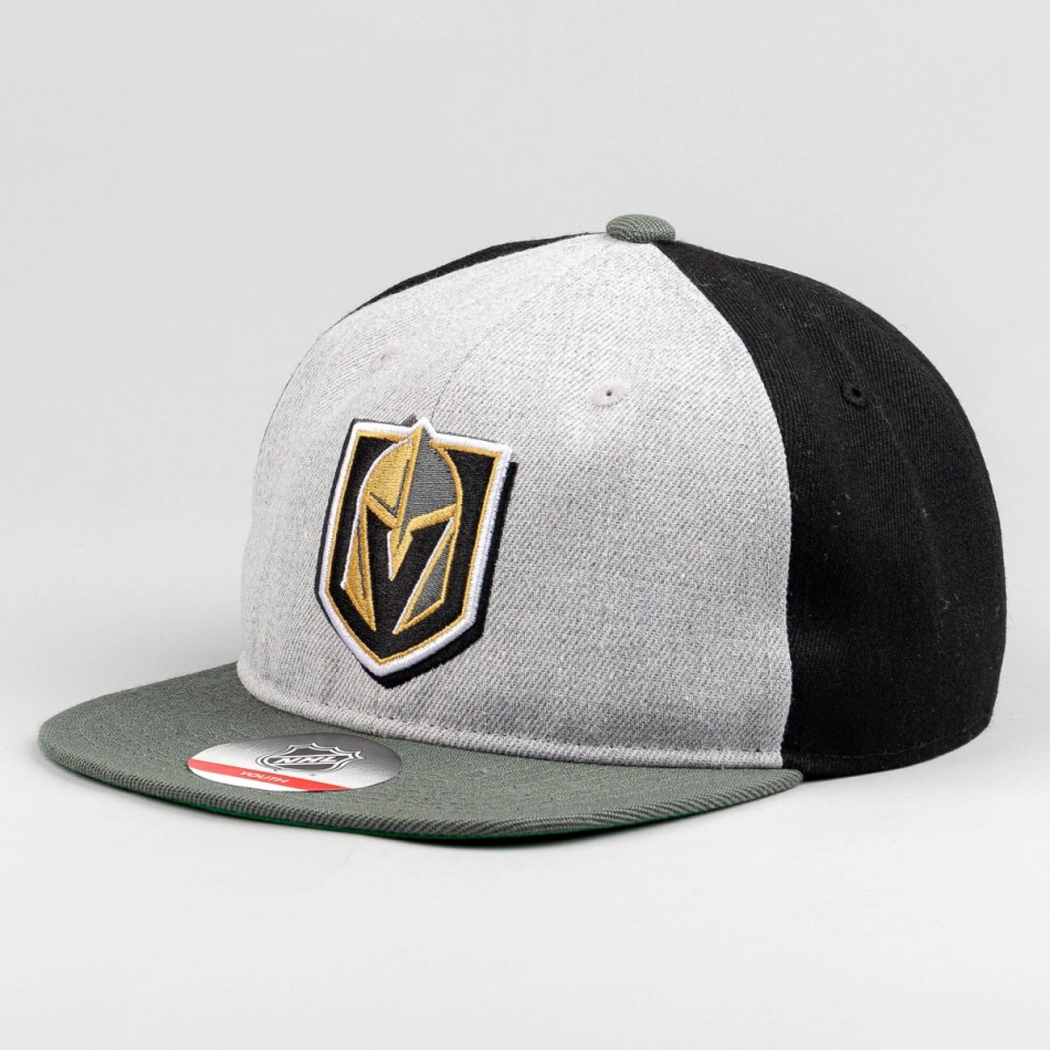 Vegas Golden Knights dětská čepice flat kšiltovka Lifestyle Deadstock Grey - Vegas Golden Knights dětské oblečení