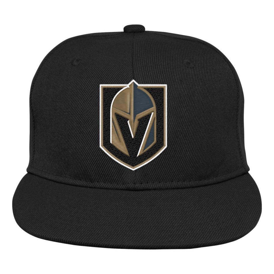 Vegas Golden Knights dětská čepice flat kšiltovka Logo Flatbrim Snapback - Vegas Golden Knights dětské oblečení
