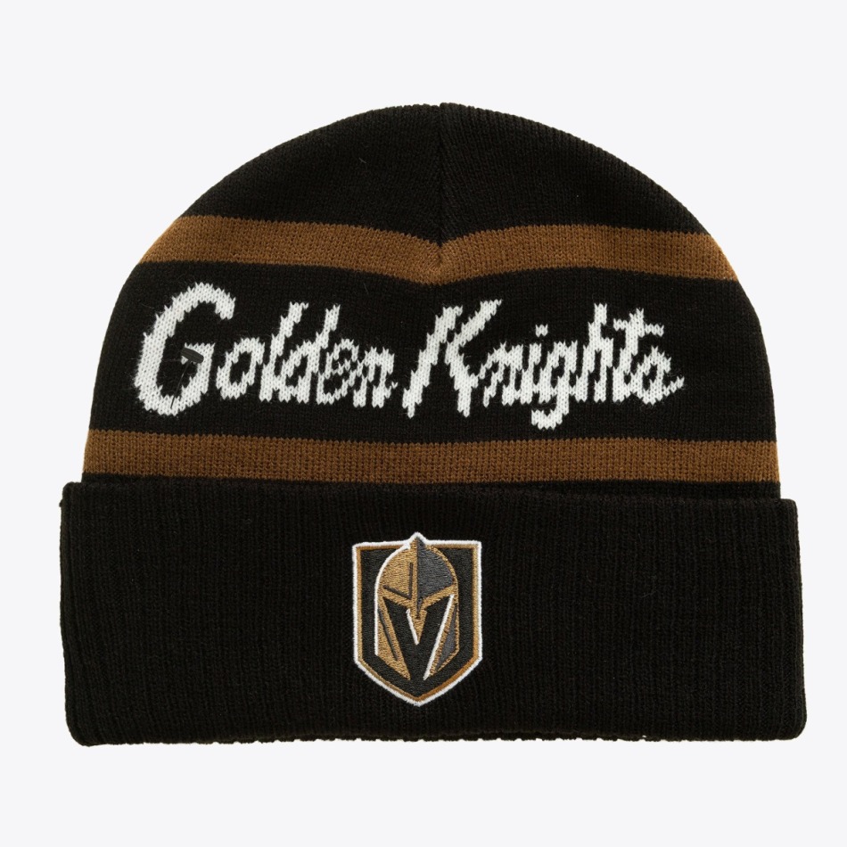 Vegas Golden Knights zimní čepice NHL Head Coach Knit - Vegas Golden Knights kšiltovky, čepice, rukavice