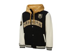 Vegas Golden Knights pánská mikina s&nbsp;kapucí Courtside Fleece Button Front Vintage Logo