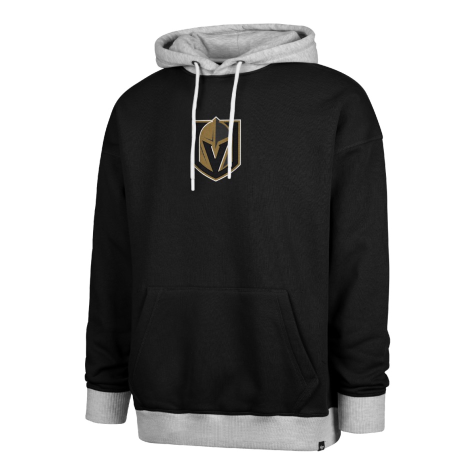 Vegas Golden Knights pánská mikina s&nbsp;kapucí 47 Patch Drop Shoulder Hood black