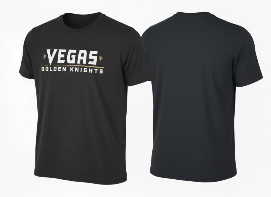 Vegas Golden Knights pánské tričko Primary Graphic Workmark - Vegas Golden Knights trička, polo trička, košile