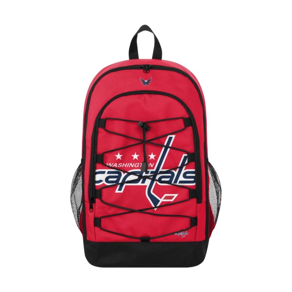 Washington Capitals batoh na záda FOCO Big Logo Bungee Backpack - Washington Capitals batohy, tašky, vaky