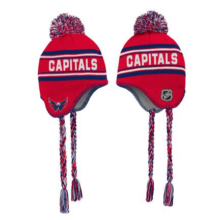 Washington Capitals dětská zimní čepice Jacquard Tassel Knit With Pom - Washington Capitals dětské oblečení