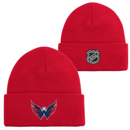 Washington Capitals dětská zimní čepice NHL Cuffed Knit - Washington Capitals dětské oblečení