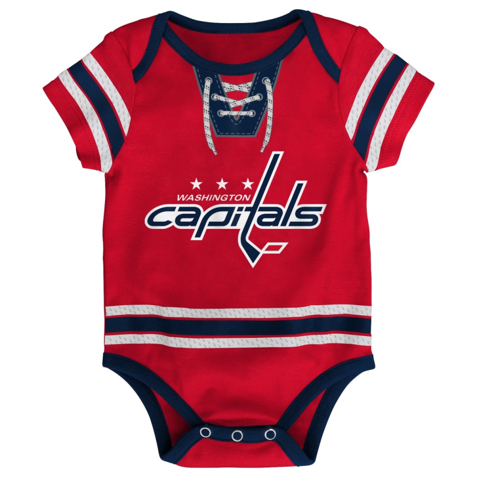 Washington Capitals dětské body NHL Hockey Pro Creeper – Blank - Washington Capitals dětské oblečení