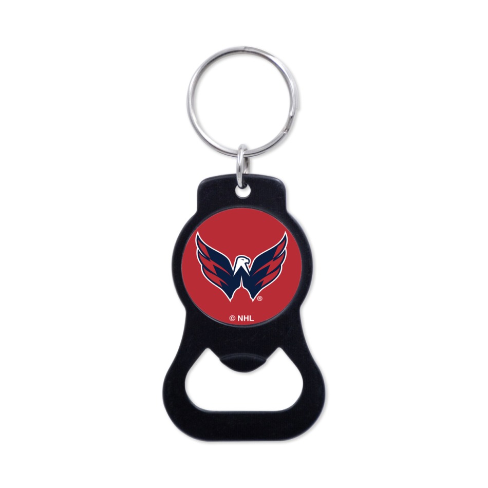 Washington Capitals přívěšek s&nbsp;otvírakem Black Ring - Washington Capitals klíčenky, náramky, šperky