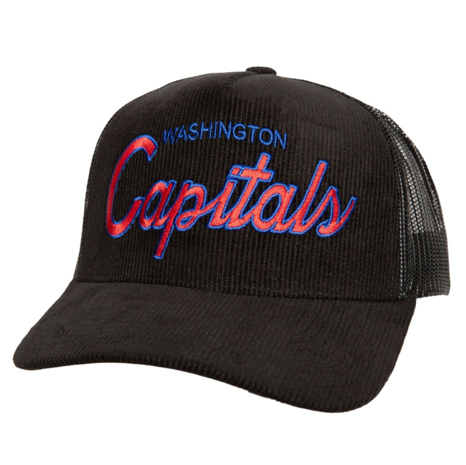 Washington Capitals čepice baseballová kšiltovka NHL Times Up Trucker black - Washington Capitals kšiltovky, čepice, rukavice