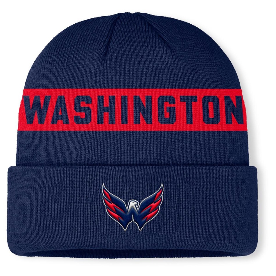Washington Capitals zimní čepice Authentic Pro A/Cap Cuffed inscription - Washington Capitals kšiltovky, čepice, rukavice
