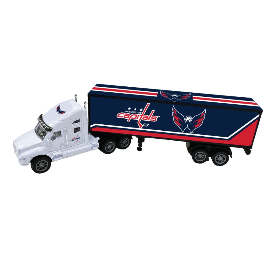 Washington Capitals kamion 18-Wheeler Big Rig Truck White - Washington Capitals ostatní suvenýry