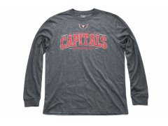 Washington Capitals pánské tričko s&nbsp;dlouhým rukávem blue Mesh Text LS