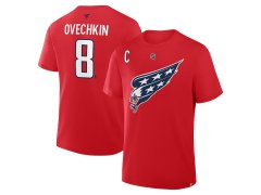 Washington Capitals pánské tričko Alexander Ovechkin #8 Stack Name & Number 2025/26 red