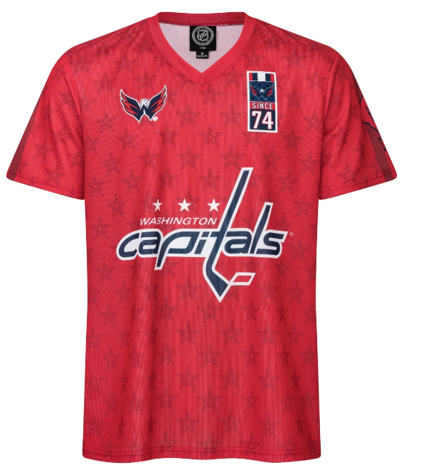 Washington Capitals pánské tričko Soccer Style Jersey - Washington Capitals trička, polo trička, košile