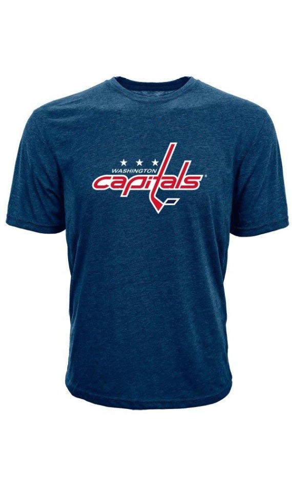 Washington Capitals pánské tričko blue Core Logo Tee1 - Washington Capitals trička, polo trička, košile