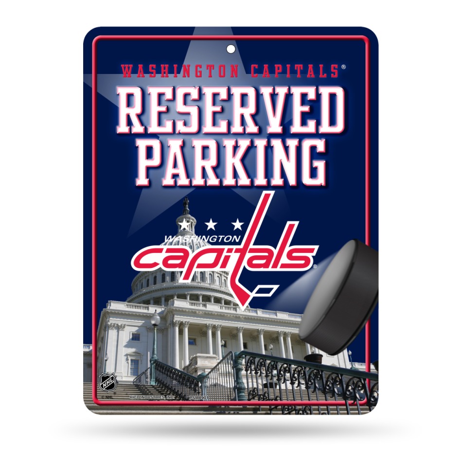 Washington Capitals cedule na zeď Auto Reserved Parking - Washington Capitals vlajky, plakáty