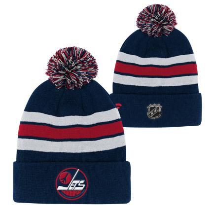 Winnipeg Jets dětská zimní čepice Cuffed Beanie With Pom - Winnipeg Jets dětské oblečení