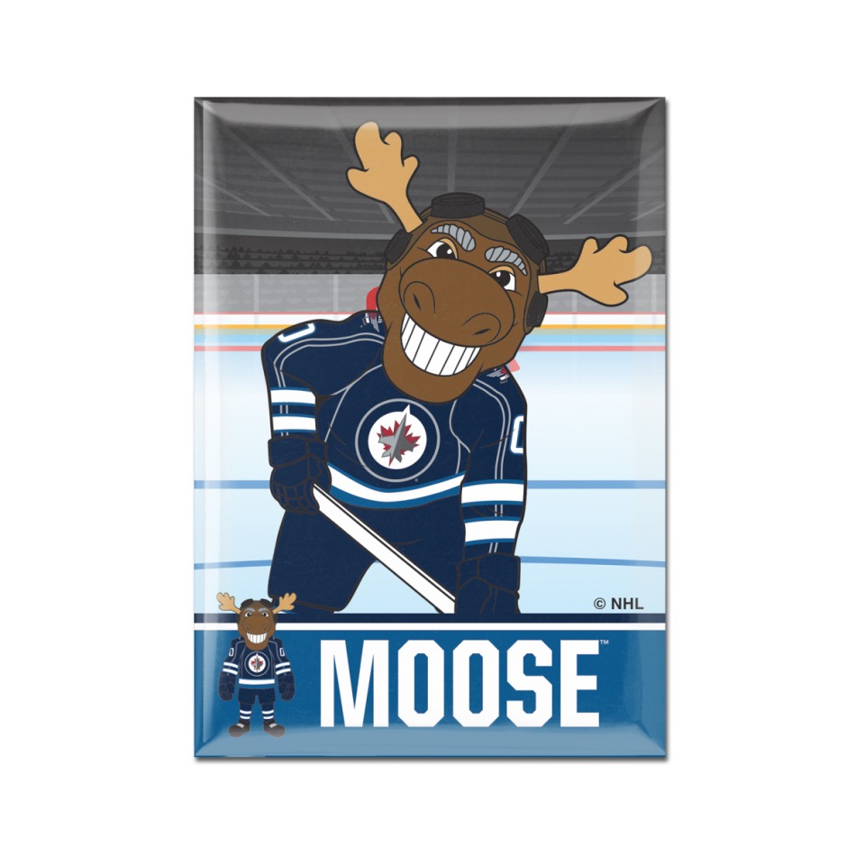 Winnipeg Jets magnetka Metal Mascot